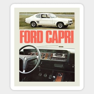 FORD CAPRI - advert Magnet